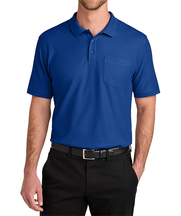 Port Authority Tall Wearever UV Pocket Performance Pique Polo