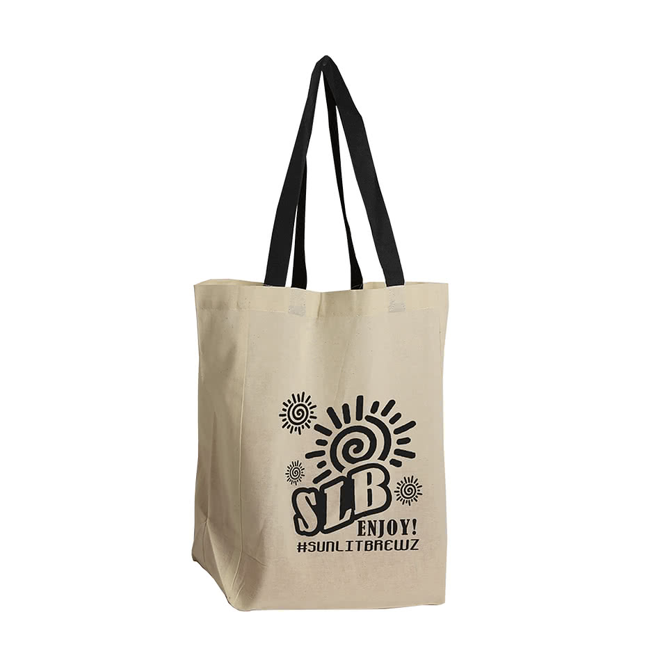 Brunch Cotton Grocery Tote Bag