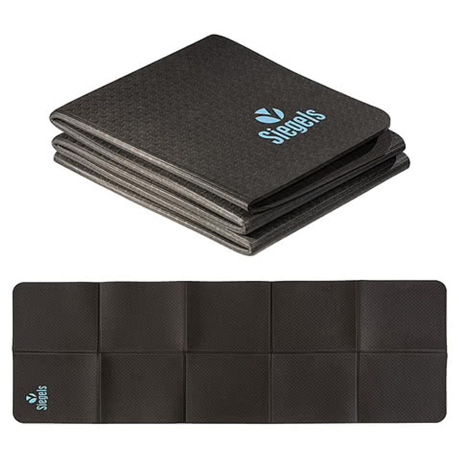 Serenity Foldable Yoga Mat in Dark Gray