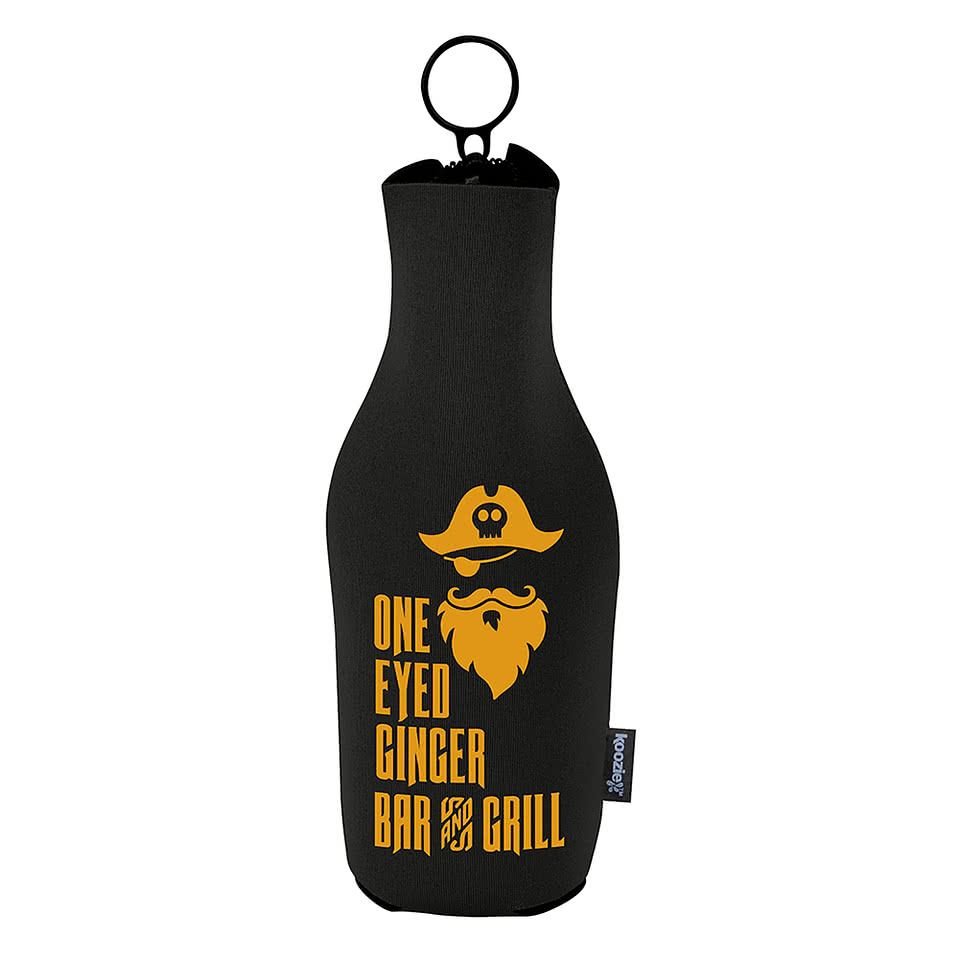 Koozie® Neoprene Zip-Up Bottle Cooler
