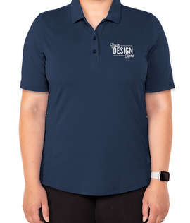 Cutter & Buck Women's Virtue Eco Pique Performance Polo - Color: Navy Blue