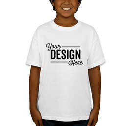 Canada - Gildan Youth DryBlend 50/50 T-shirt - Color: White