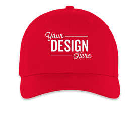 Richardson Pro Twill Snapback Hat - Color: Red