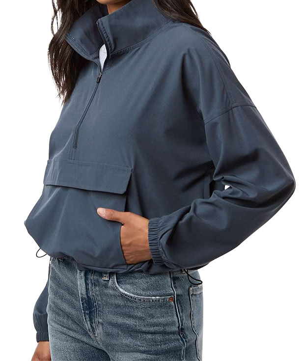 Boxercraft Women’s Stretch Woven Quarter Zip Pullover
