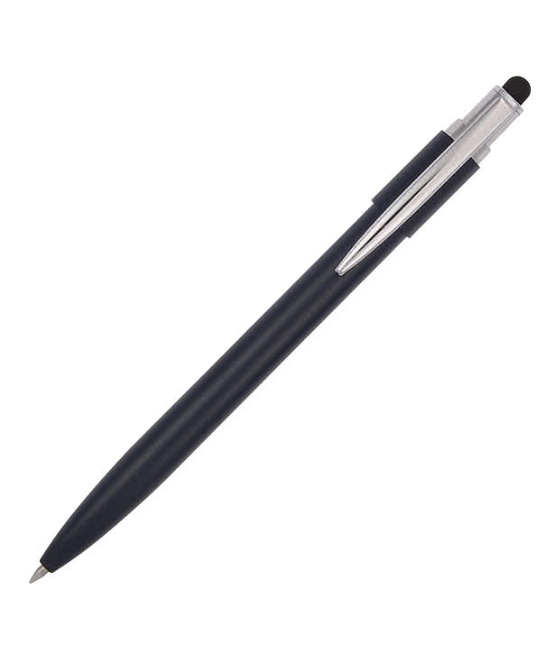 Laser Engraved Wellable Recycled Fidget Stylus Pen (black ink)