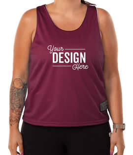 Augusta Women's Mesh Reversible Pinnie - Color: Maroon / White