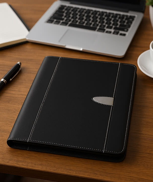 Eclipse Bonded Leather Padfolio