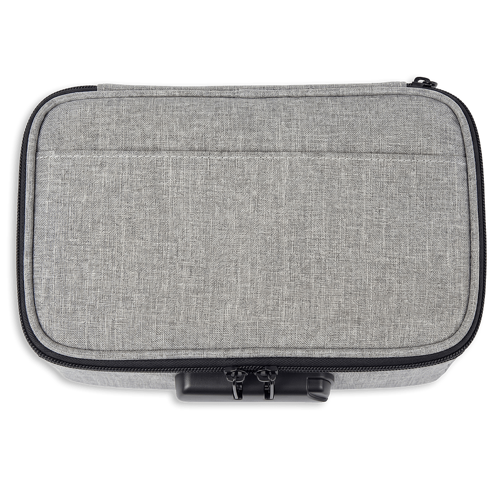 Heathered Stash Bag With Lock-default