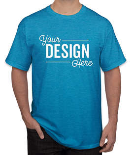 Canada - Gildan 100% Cotton T-shirt - Color: Heather Sapphire