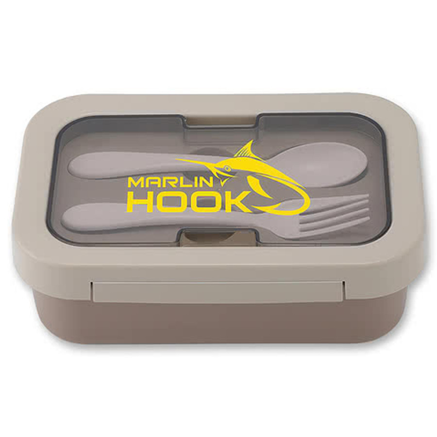 Bento Stainless Steel/PP Lunch Box With Utensils in Tan