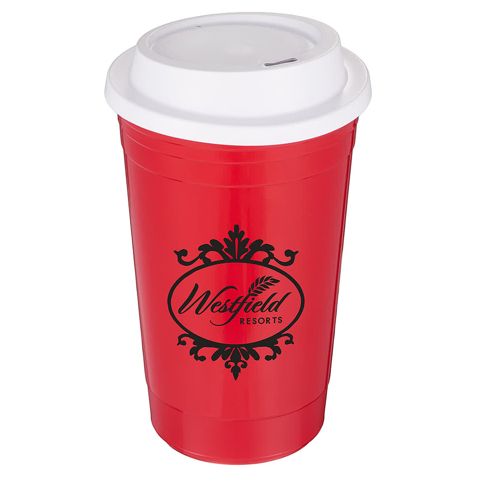 16 oz. Traveler Insulated Coffee Cup with Lid