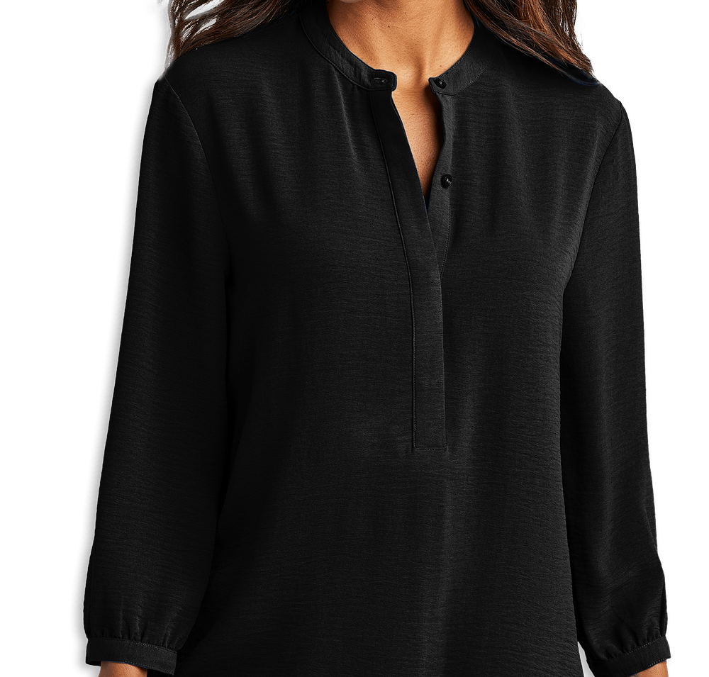 Port Authority Women's 3/4 Sleeve Textured Crepe Tunic-default