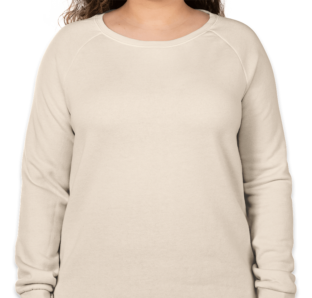 Independent Trading Women's California Wave Wash Crewneck Sweatshirt-default