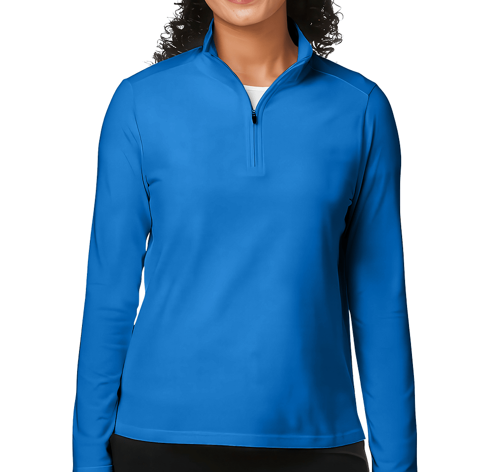 Devon & Jones Women's Raleigh Stretch Quarter Zip Performance Shirt-default