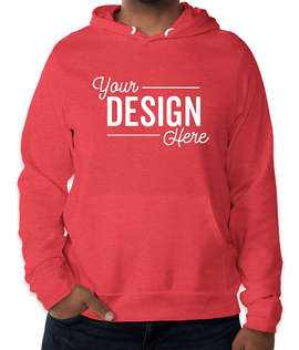 Bella + Canvas Ultra Soft Pullover Hoodie - Color: Heather Red