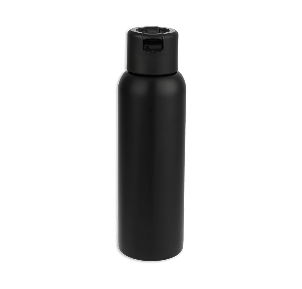 Laser Engraved 22 oz. Clio Eco-Friendly Water Bottle with Flip Straw-default