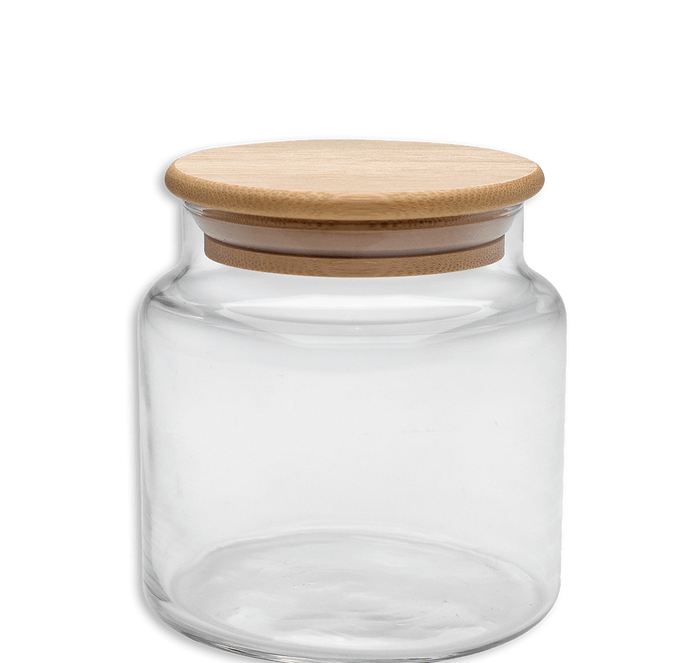 16 oz. Apothecary Jar with Bamboo Lid-default