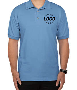 Gildan DryBlend 50/50 Jersey Polo - Color: Carolina Blue