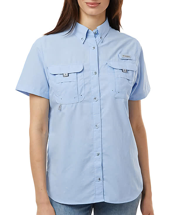 Columbia Women's PFG Bahama UPF 50 Short Sleeve Performance Fishing Shirt