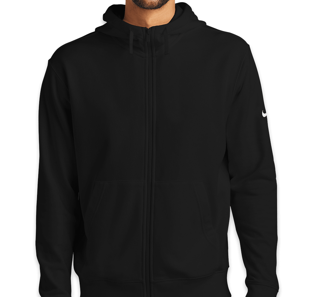 Nike Club Fleece Sleeve Swoosh Zip Hoodie-default