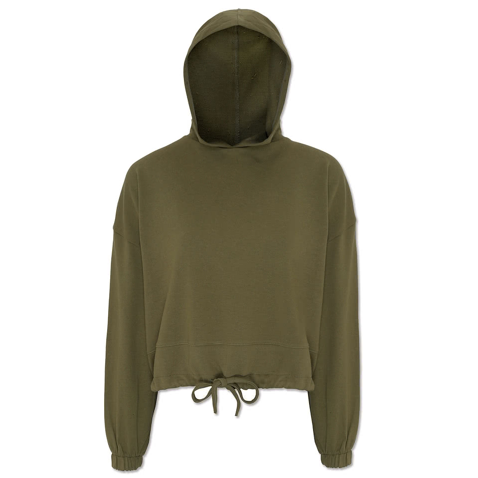 TriDri Women's Maria Cropped Pullover Hoodie