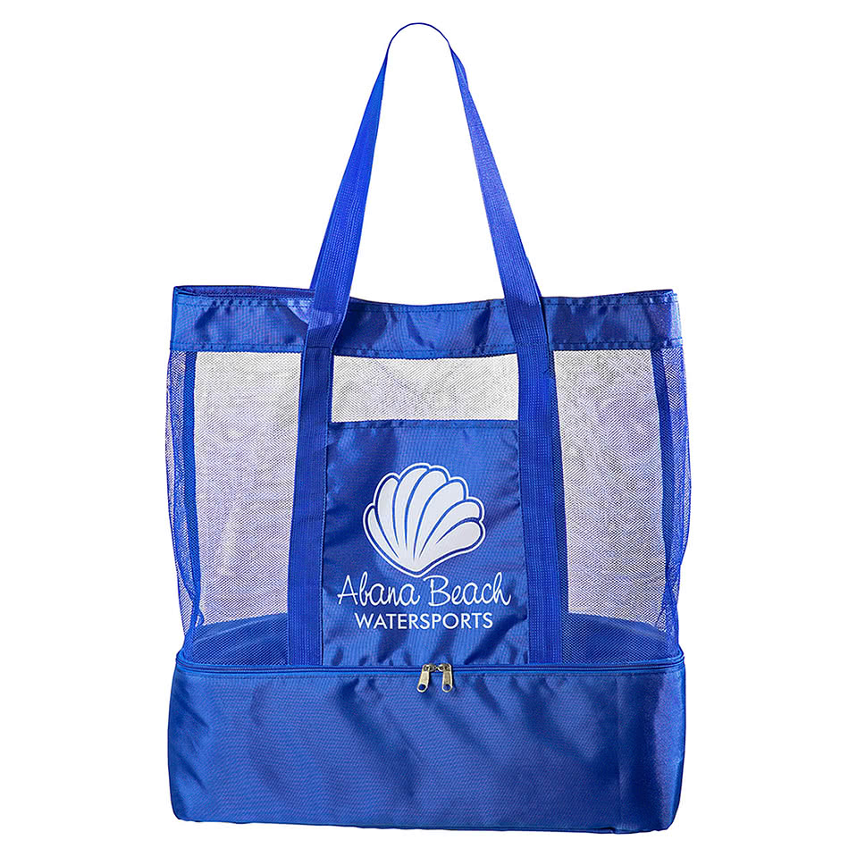 Nautical Insulated Beach Tote Bag