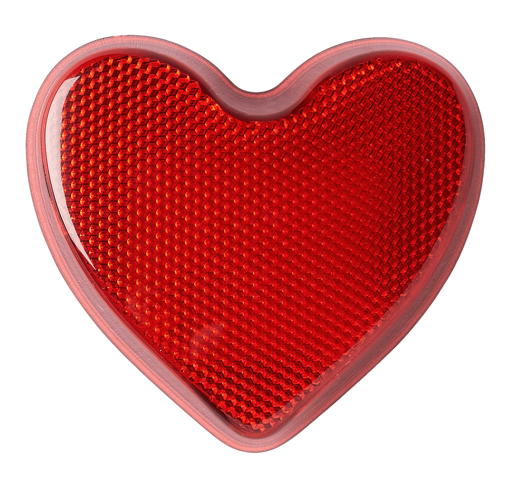 Heart Flashing Clip On Safety Button-default