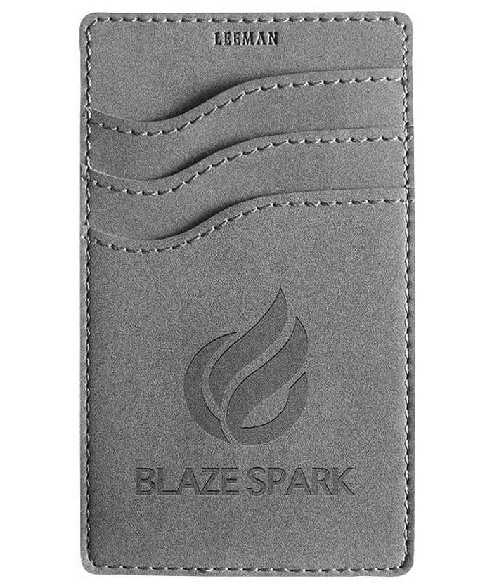 Debossed Leeman Nuba RFID 3 Pocket Phone Wallet