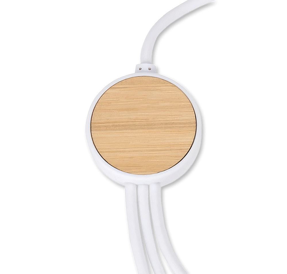 Bamboo 3-in-1 39" Charging Cable-default