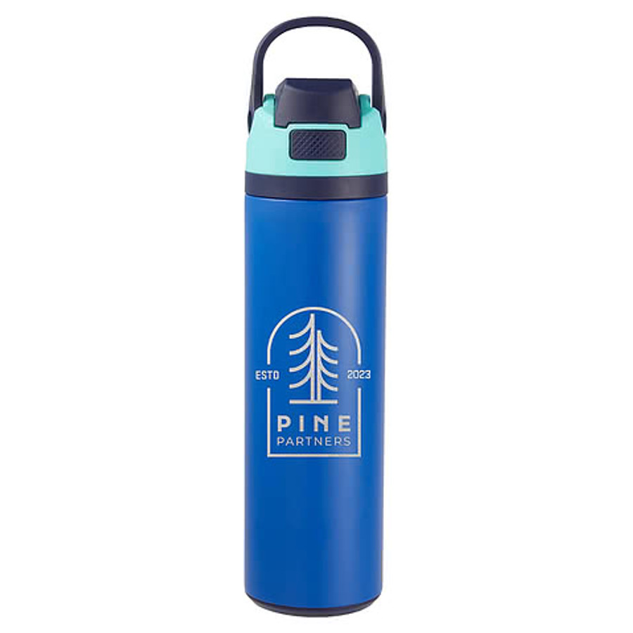 Full Color 24 oz. Reef Recycled Stainless Steel Water Bottle