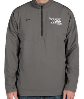 Nike Half Zip Windbreaker - Color: Dark Grey / Black