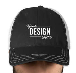 Canada - Richardson Garment Washed Trucker Hat - Color: Black / White