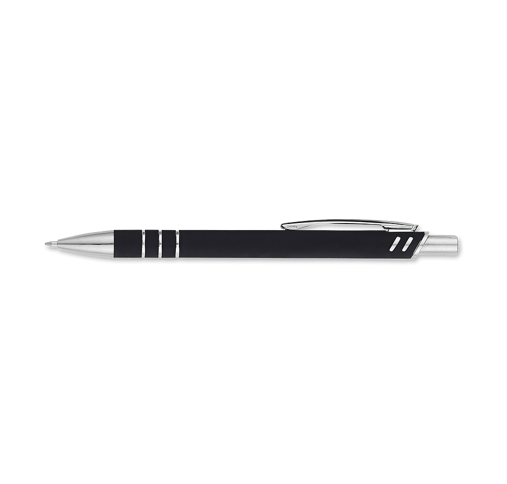 Black Tie Aluminum Ballpoint Pen (black ink)-default