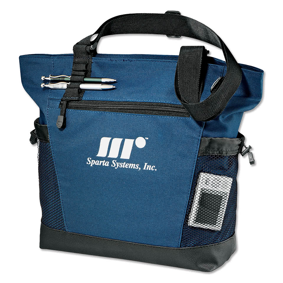 Large Urban Passage Business Zippered Tote Bag