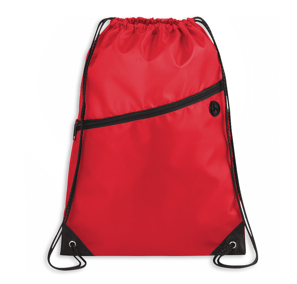 Robin Zipper Drawstring Bag-default