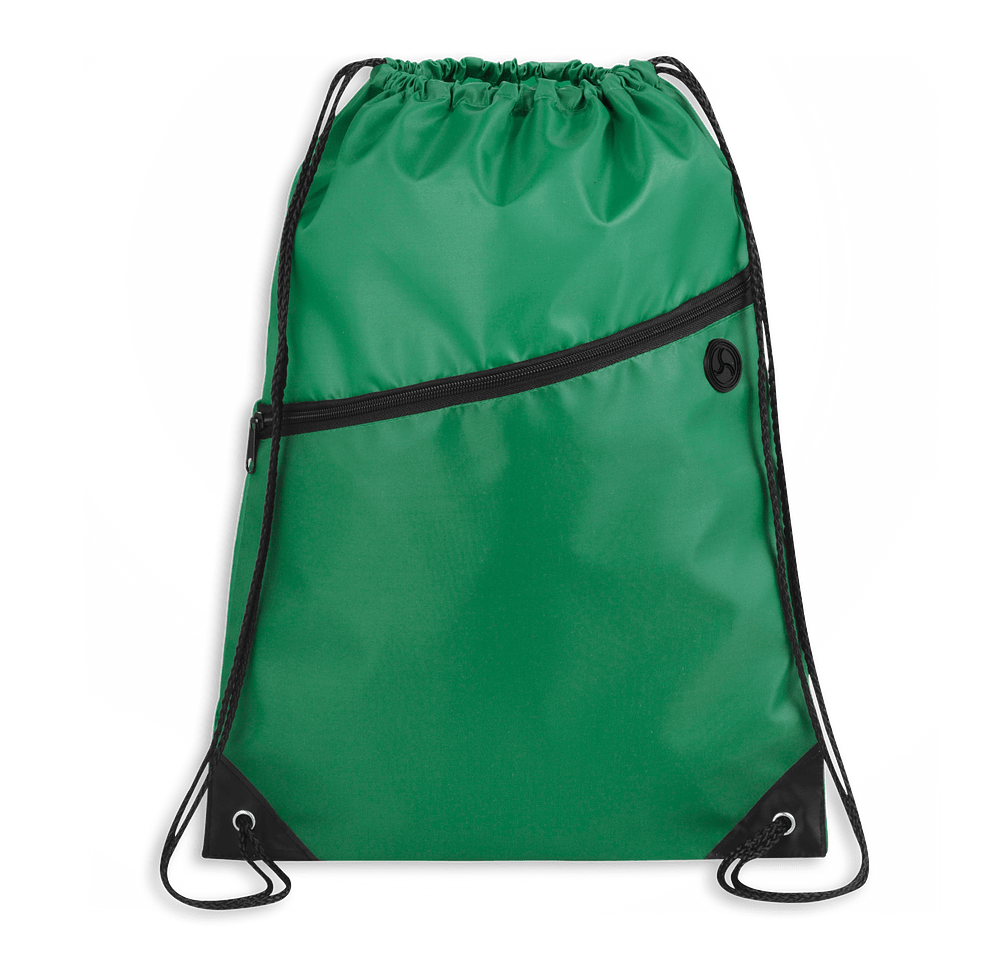 Robin Zipper Drawstring Bag-default