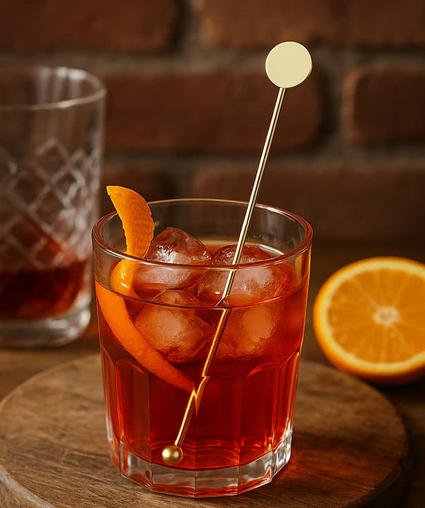 Laser Engraved Stainless Steel Cocktail Stirrer