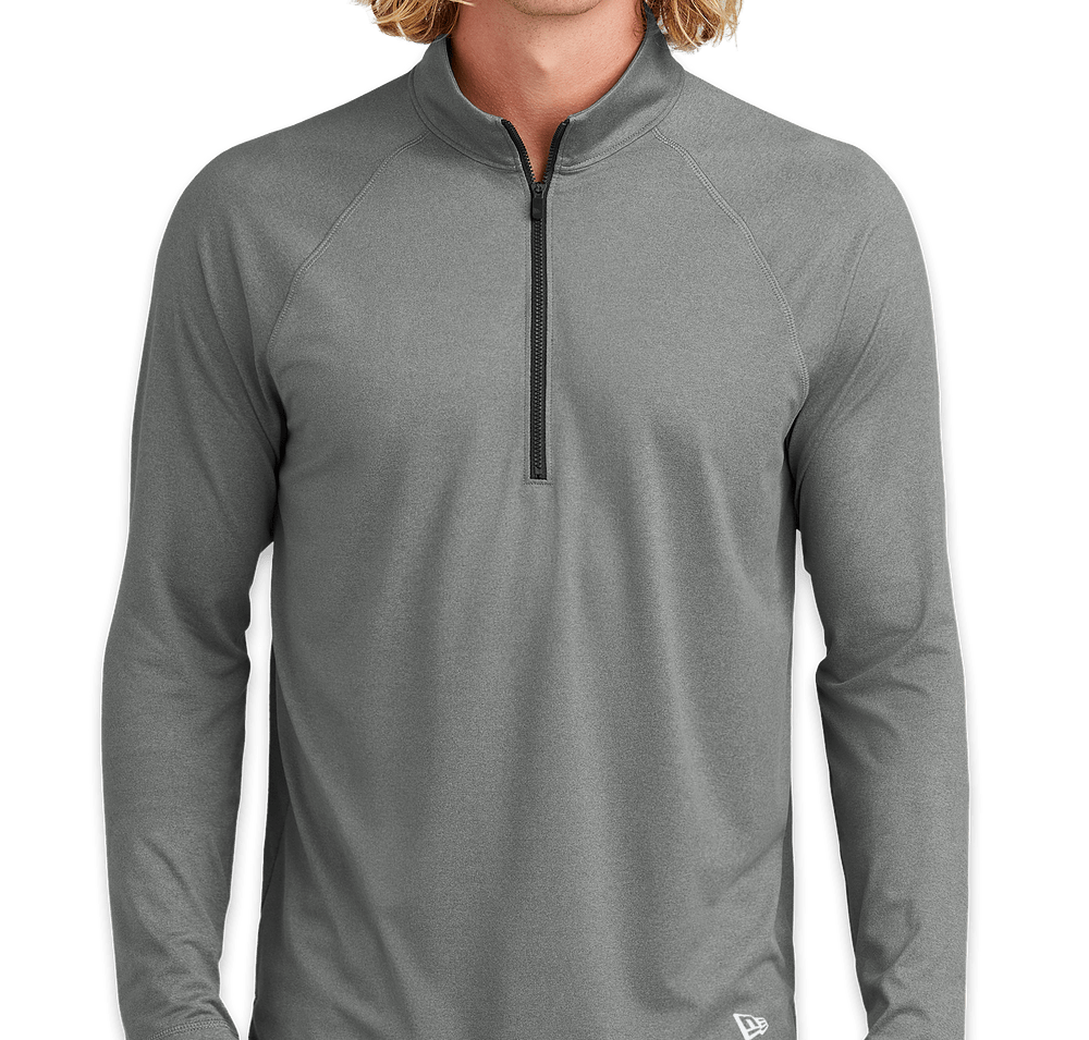 New Era Power Half Zip Performance Shirt-default
