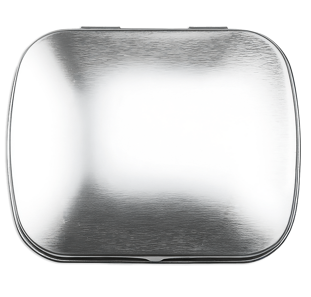 Full Color Domed Tin with Ribbon Shaped Mints-default