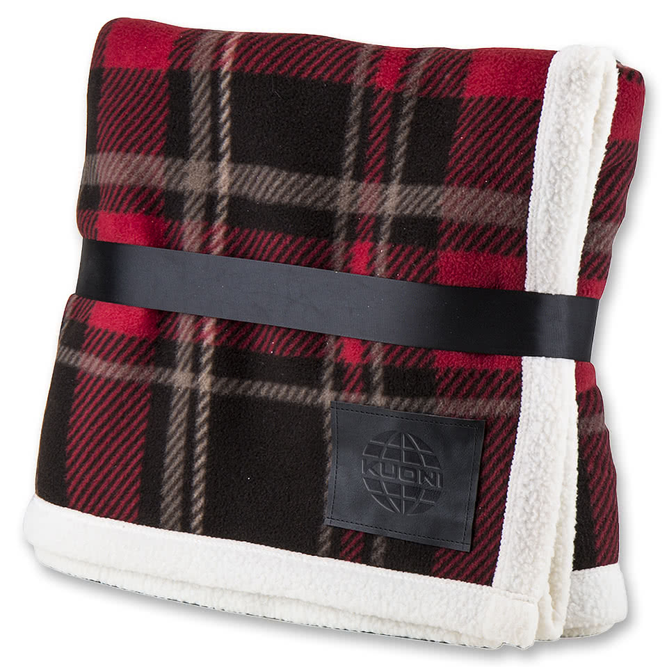 Debossed Bundle-Up Plaid Blanket