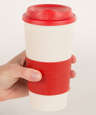 16 oz. Rubber Grip To Go Coffee Cup