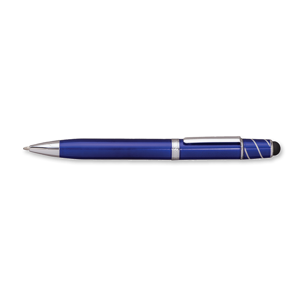 Laser Engraved Wizzard Executive Stylus Pen (black ink)-default