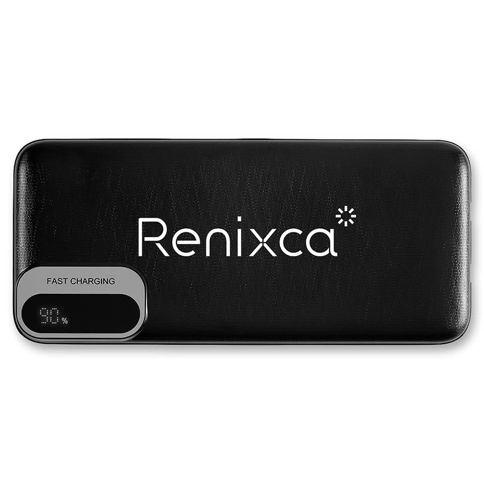 10,000 mAh Power Bank with Built-In Cables