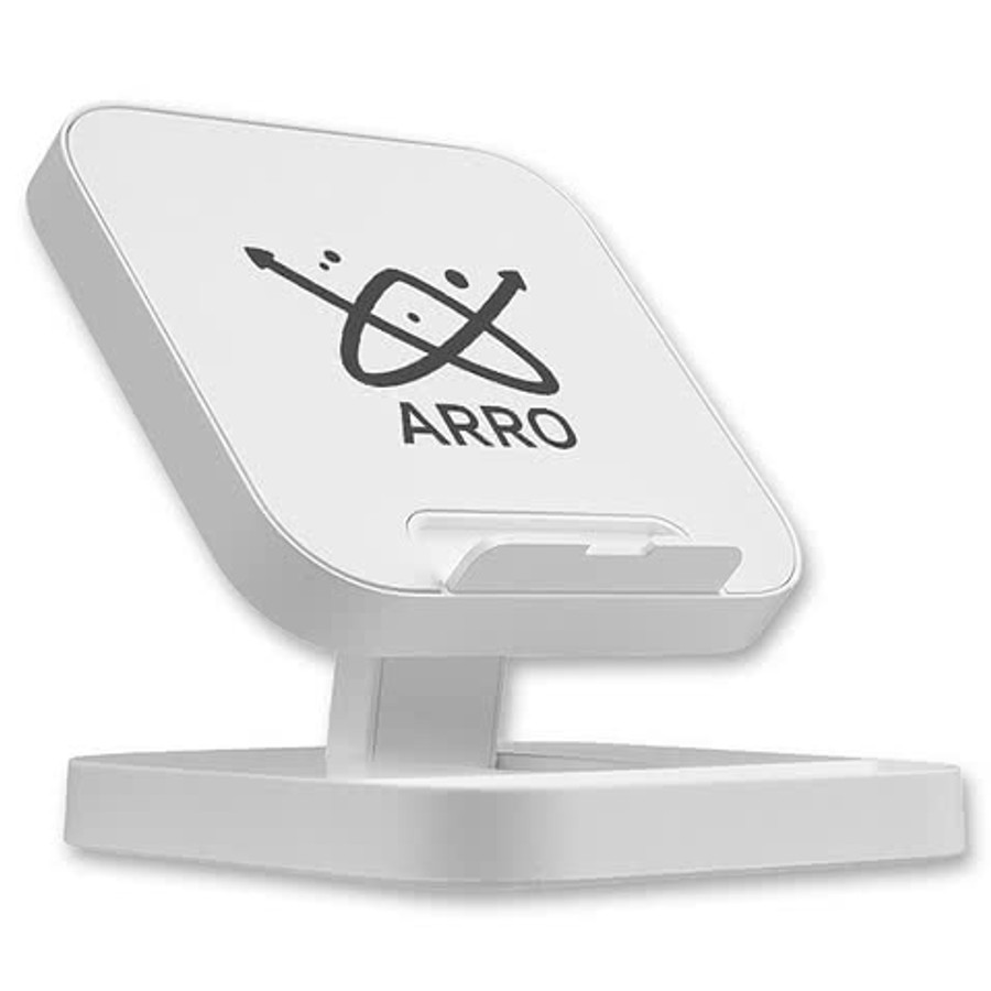 15W Recycled Charging Phone Stand in WHITE
