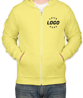Bella + Canvas Ultra Soft Zip Hoodie - Color: Yellow