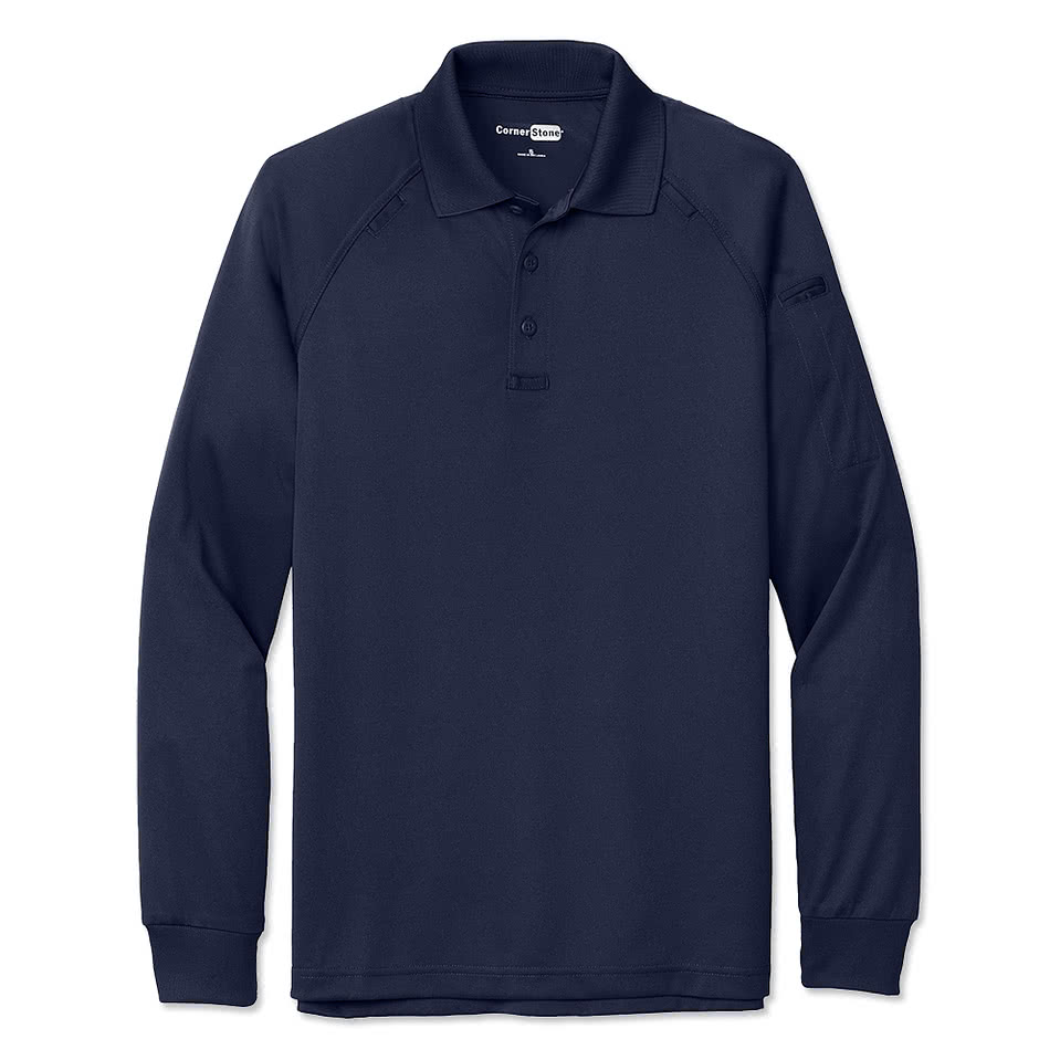 CornerStone Select Snag-Proof Tactical Long Sleeve Polo