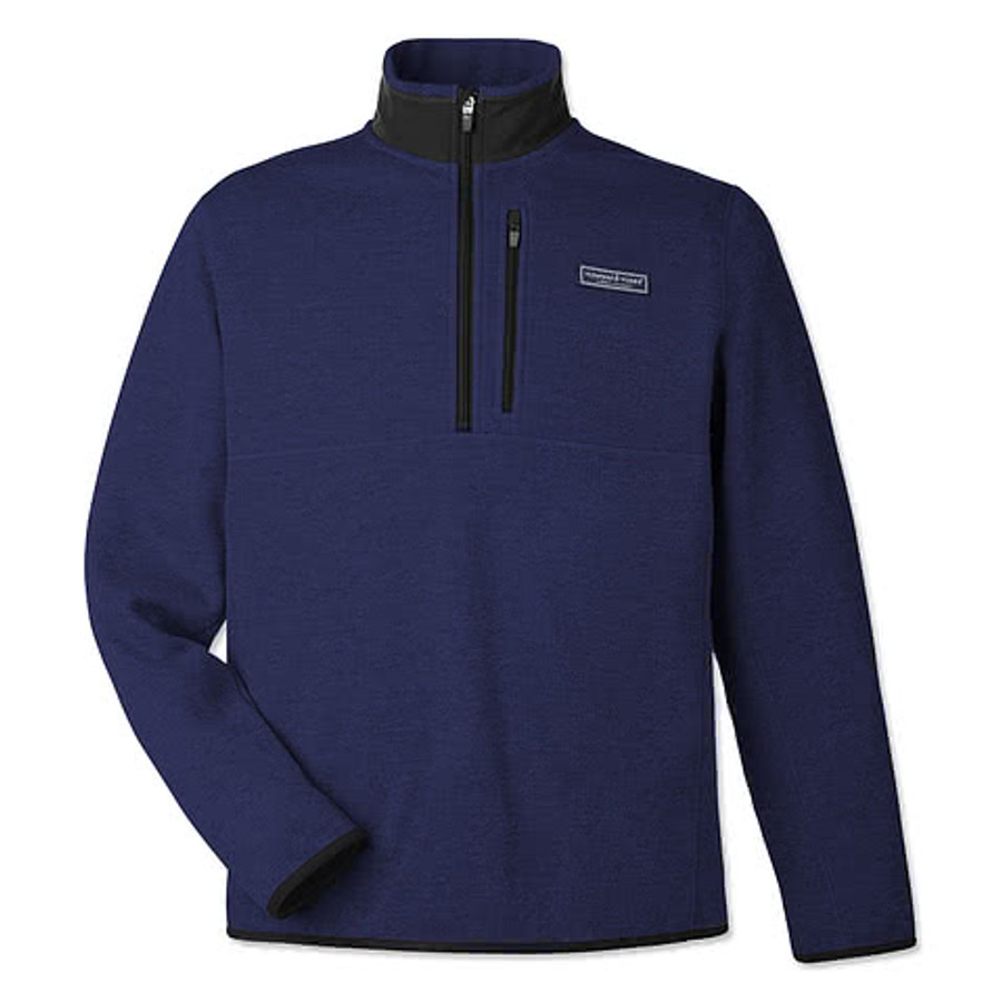 Vineyard Vines Mountain Recycled Quarter Zip Sweatshirt