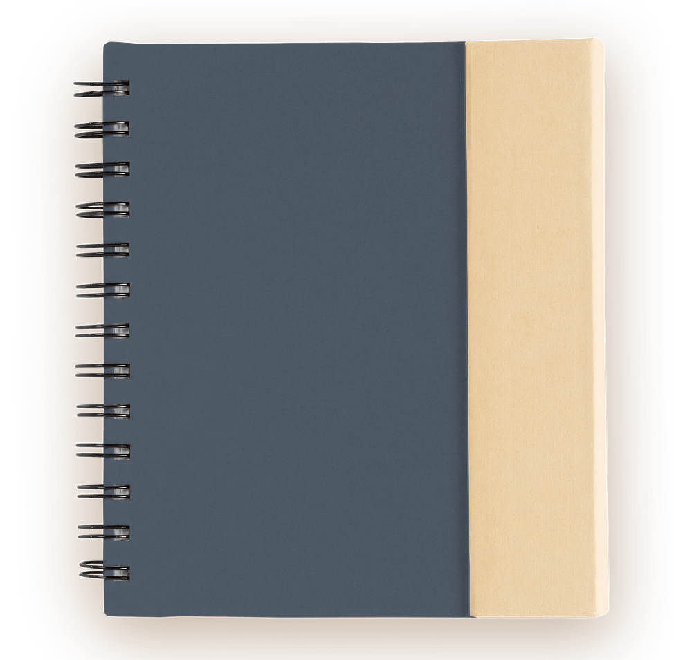 Organized Lock-it Spiral Notebook with Pen-default