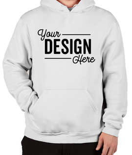 Soffe 50/50 Pullover Hoodie - Color: White