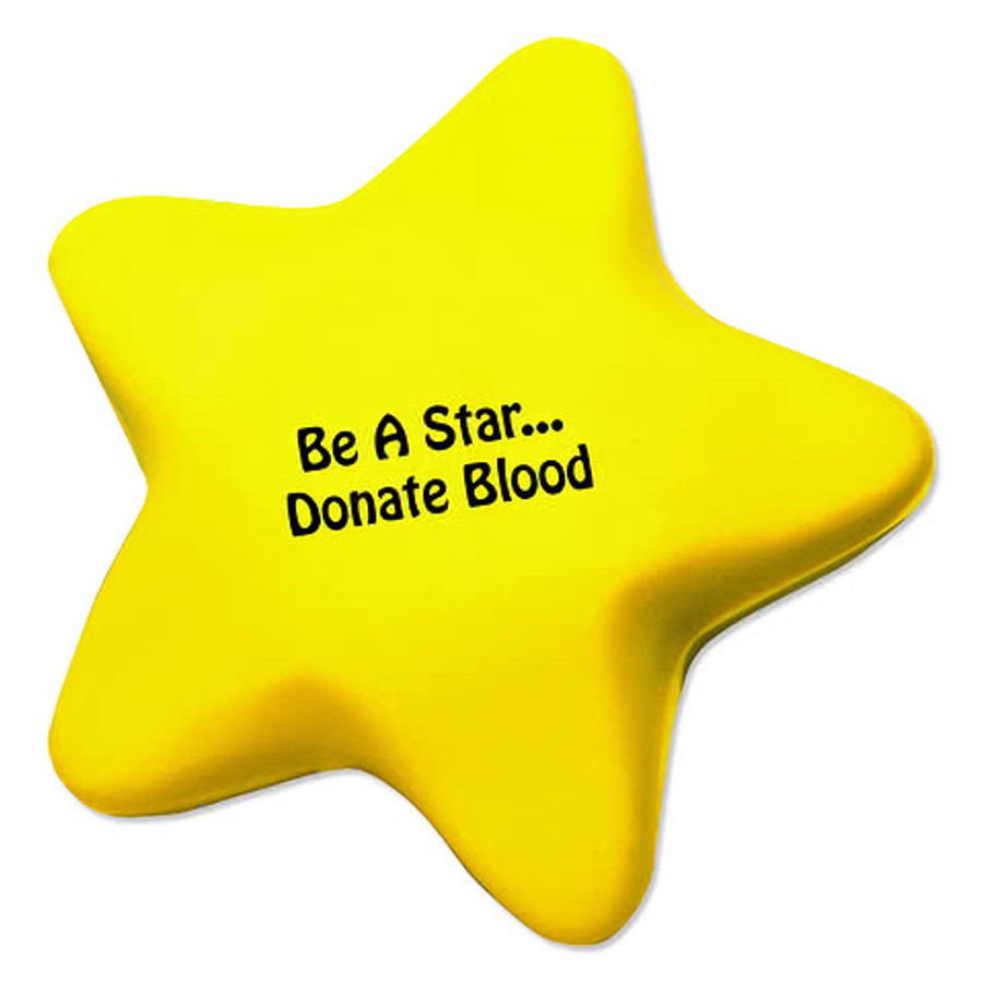 Star Stress Reliever in Yellow